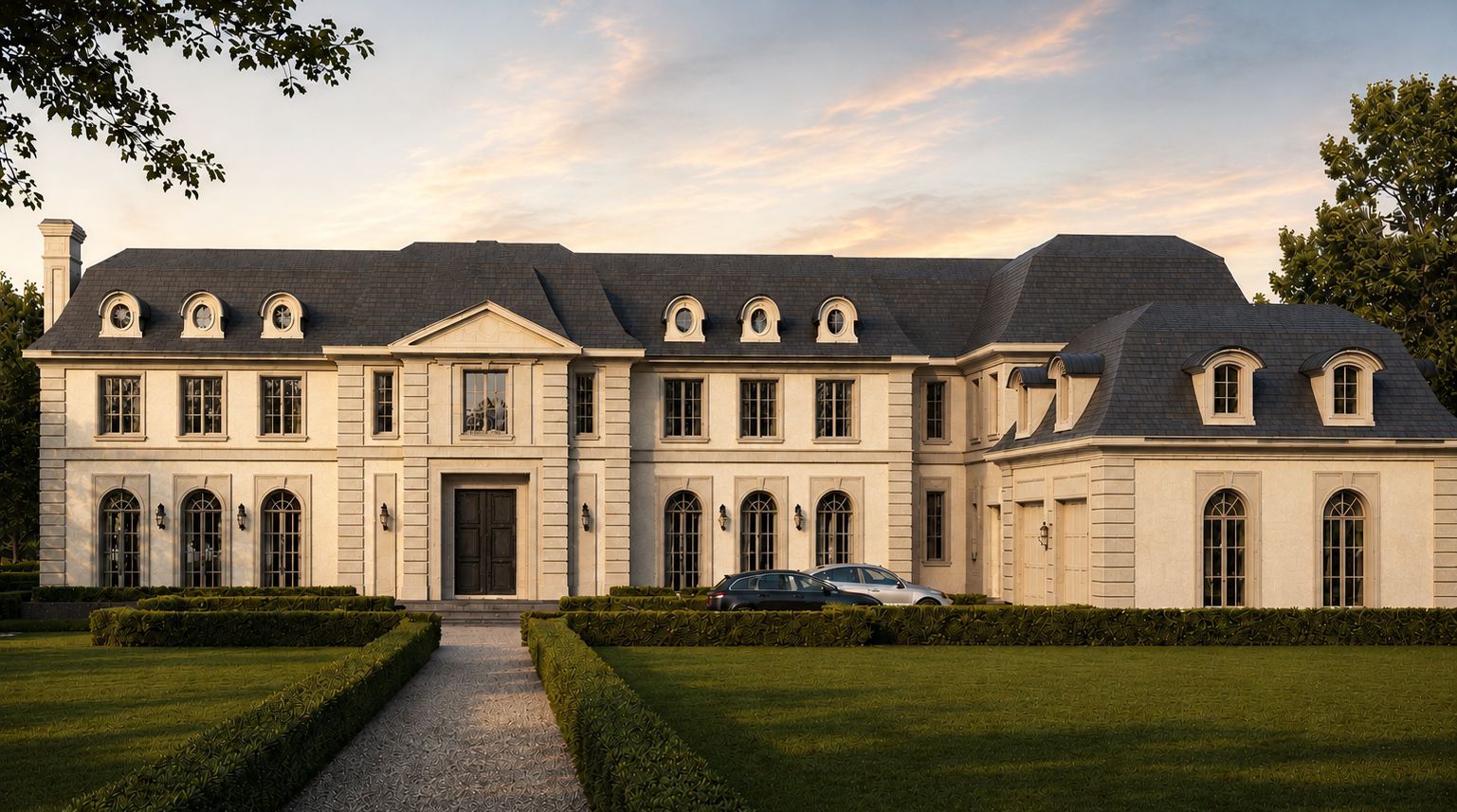 The Auremont, a French style luxury home
